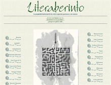 Tablet Screenshot of literaberinto.com